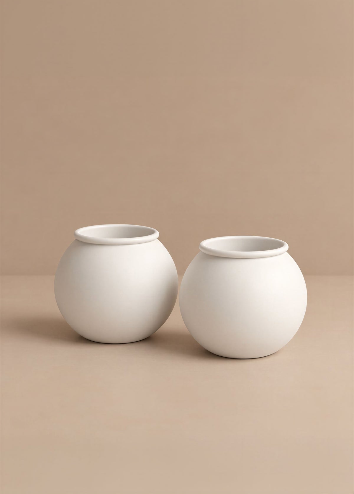 (04) shabbat candlesticks - stone white