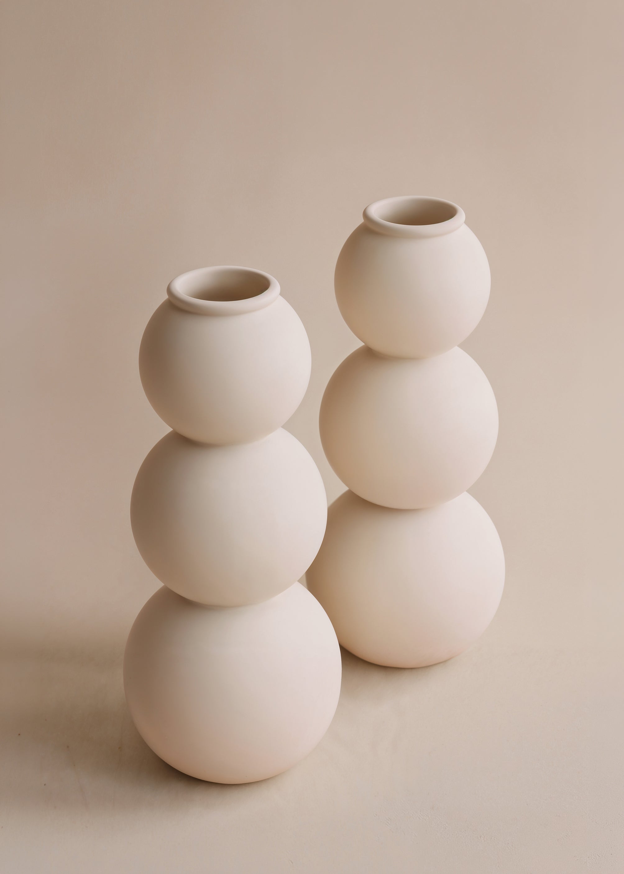 (04) shabbat candlesticks - cream