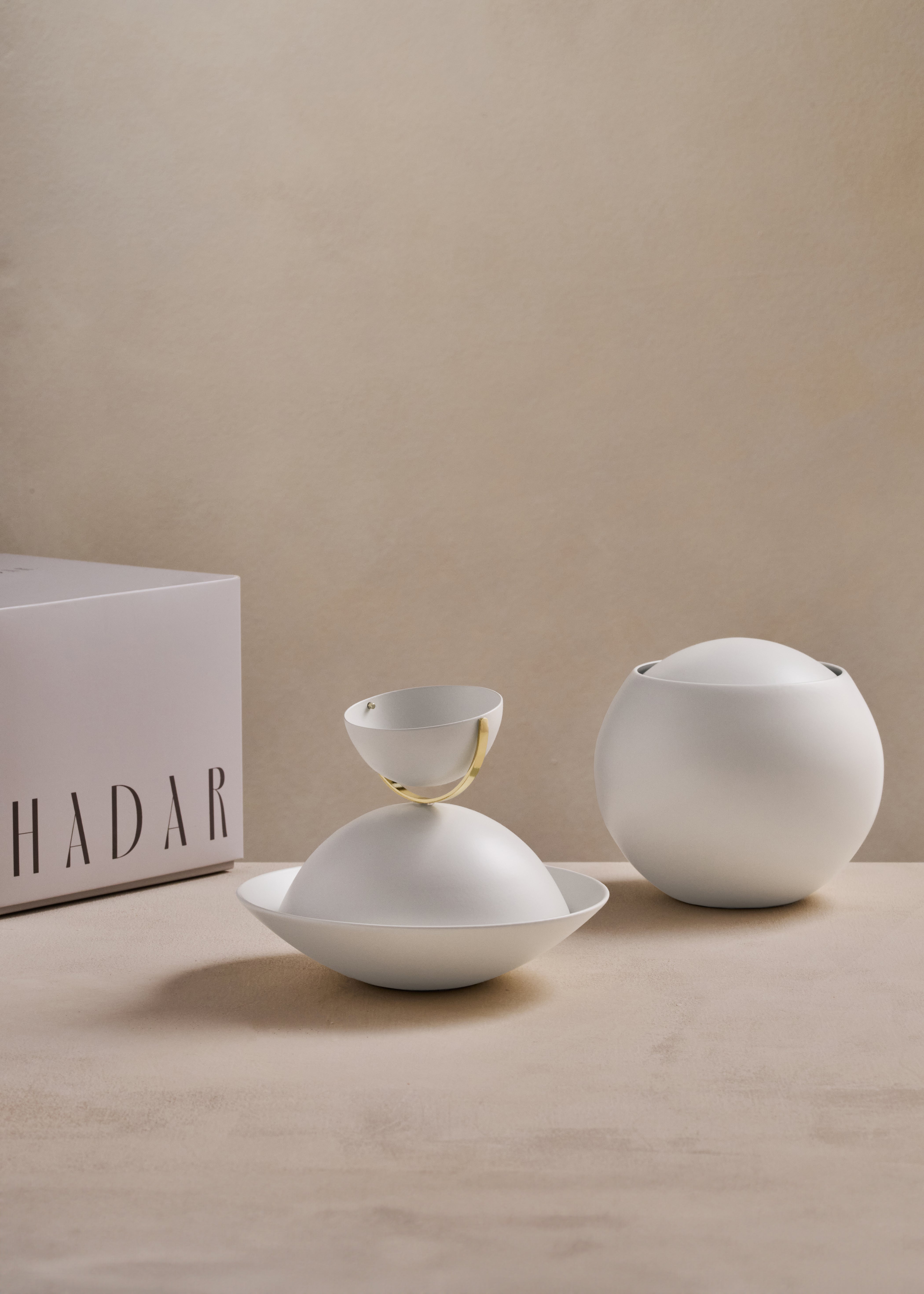 NETILAT YADAIM SET: NATLA & MAYIM ACHRONIM - STONE WHITE