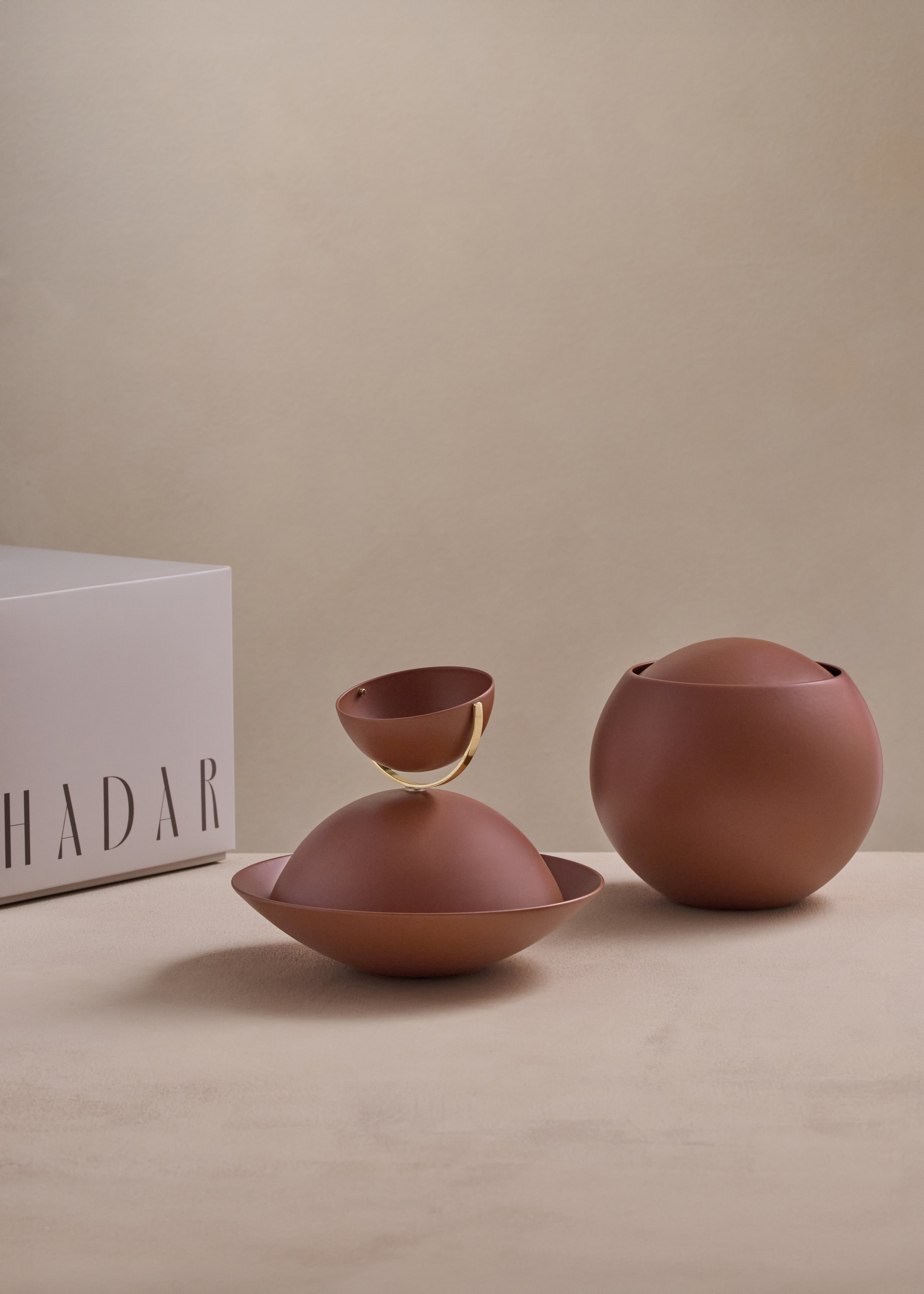NETILAT YADAIM SET: NATLA & MAYIM ACHRONIM - TERRACOTTA
