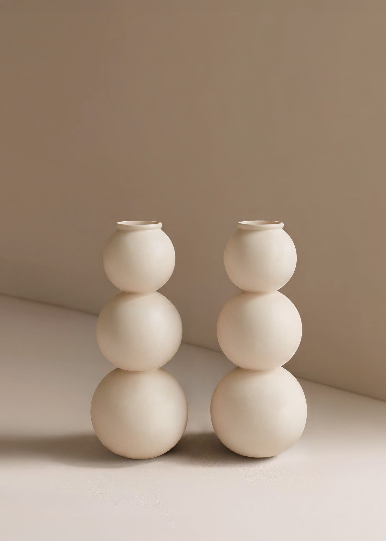(04) shabbat candlesticks - cream