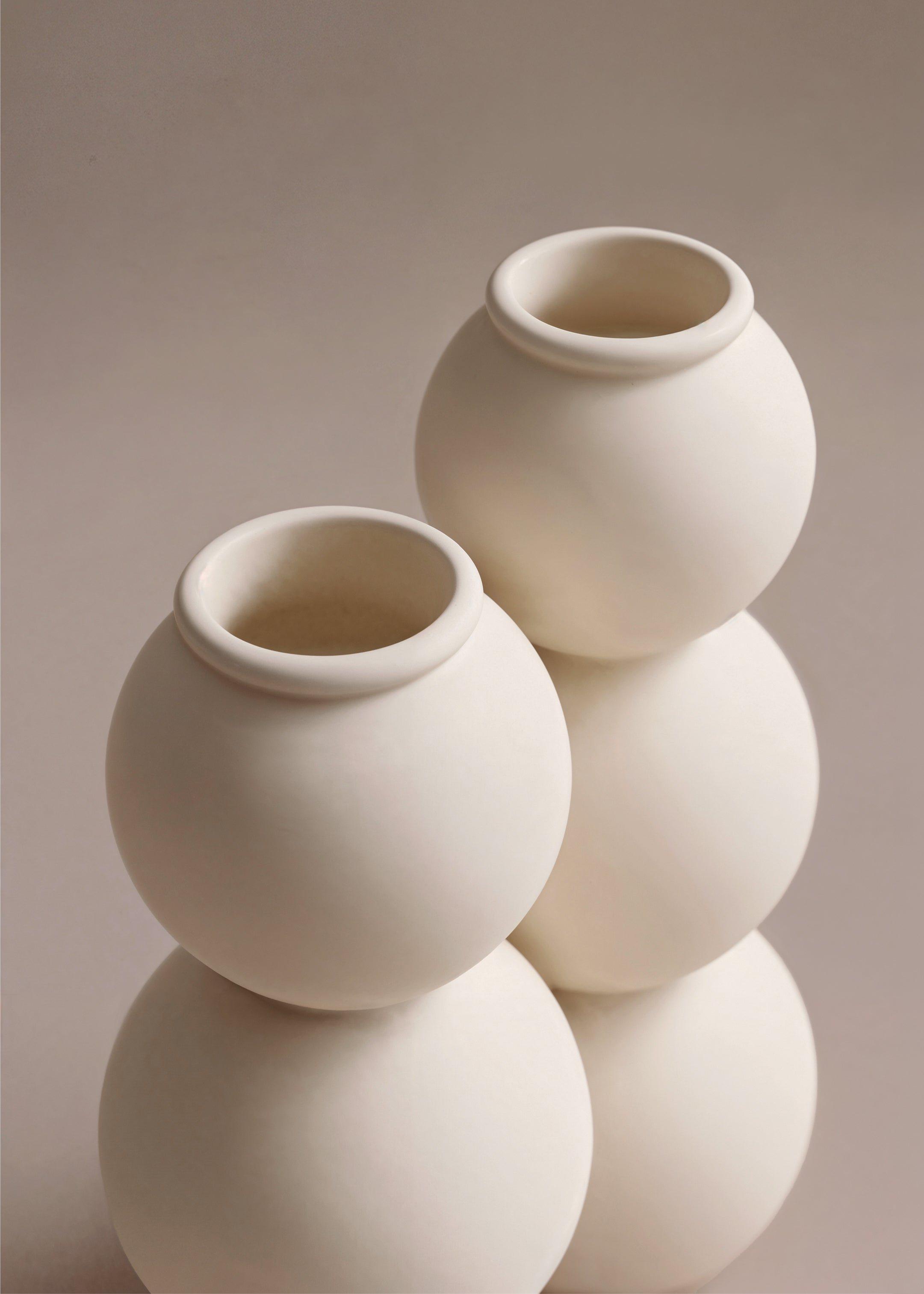(04) shabbat candlesticks - cream