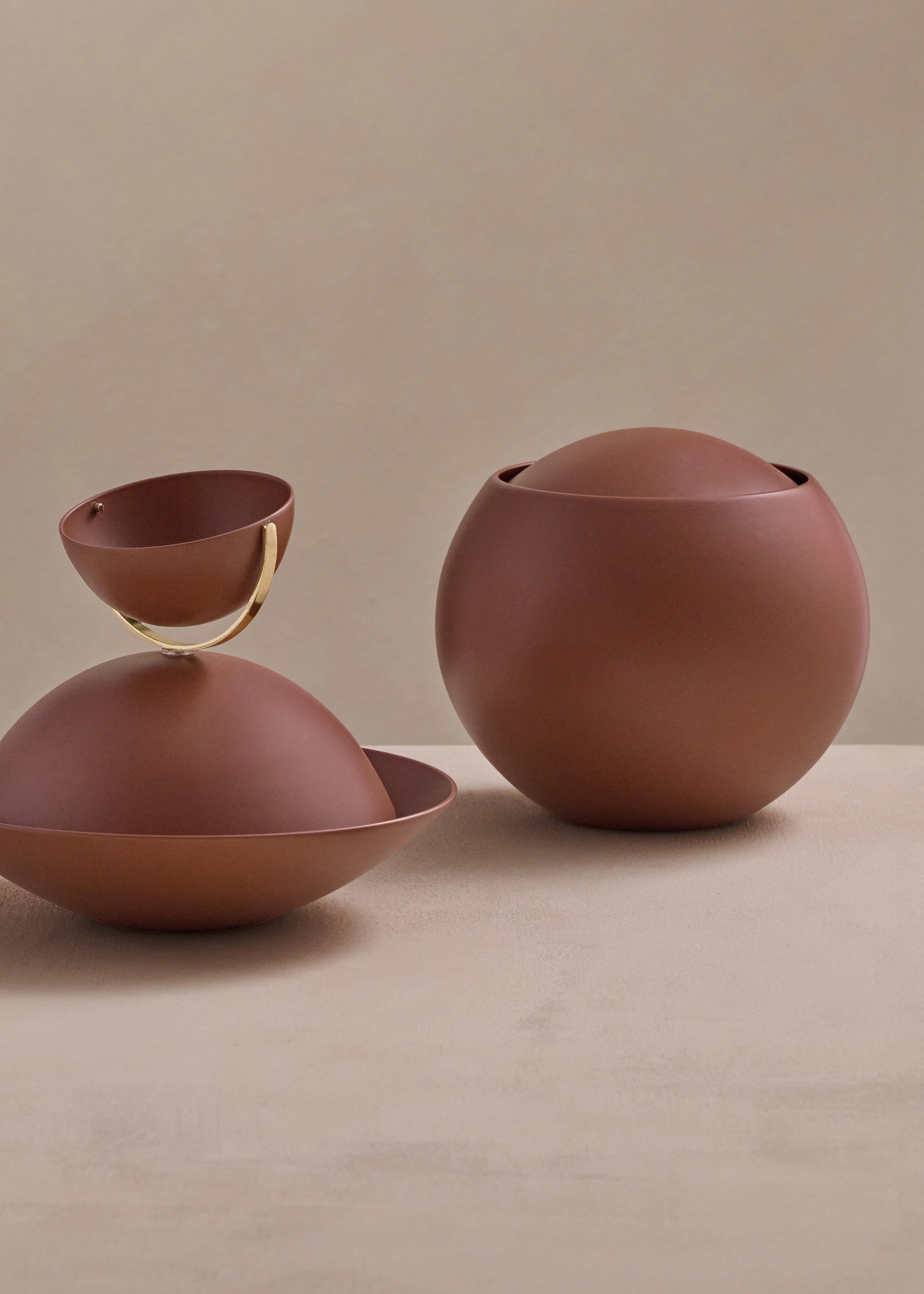 NETILAT YADAIM SET: NATLA & MAYIM ACHRONIM - TERRACOTTA