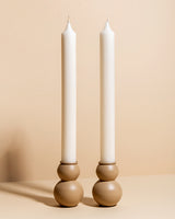 (04) shabbat candlesticks - brown